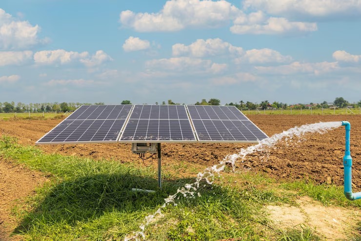 Placas solares para riego potencia y rendimiento